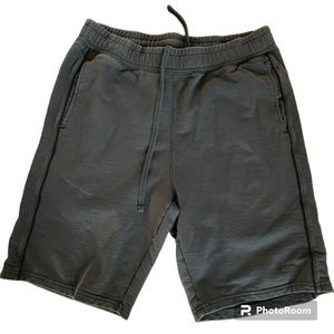 OAKLEY Kickback Distressed Navy Sweat Shorts Size Large